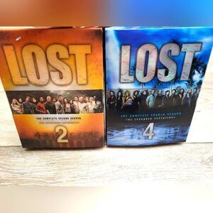 LOST season 2 and season 4 DVD sets